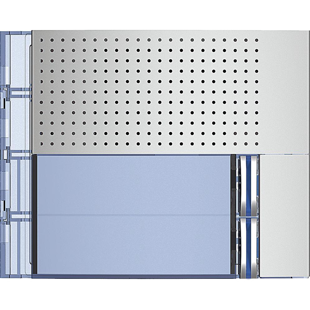Legrand, Zubehör Gebäudesicherheit, Frontblende Basis Lautsprecher 2Rt Allmetall
