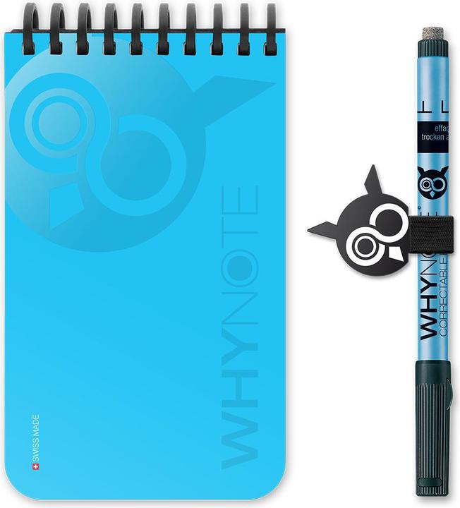 Actual product image Whynote Notebook A6 WNPBOK04 starter-kit, blue (A6, Lined, Plain)