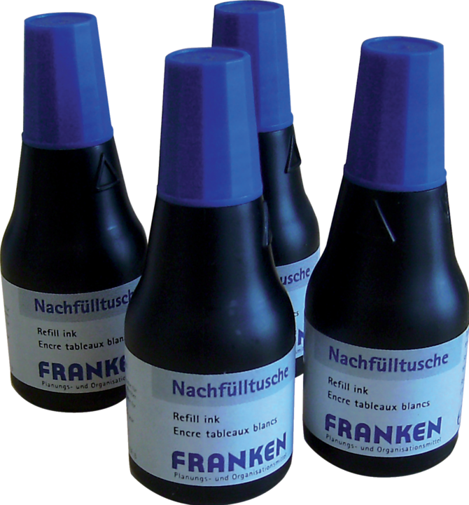 Franken Nachfülltusche für Marker und Jumbo-Marker (Marker Nachfülltusche, Blau)