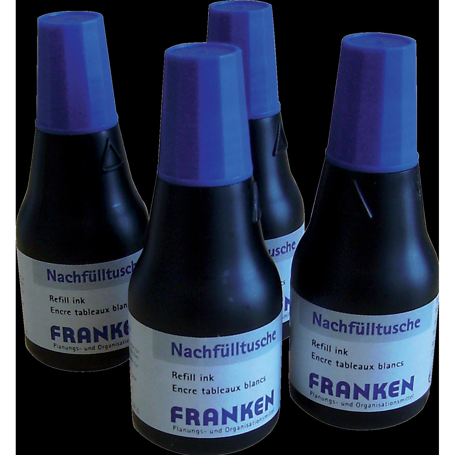 Franken, Ersatzpatrone, Nachfülltusche für Marker und Jumbo-Marker (Marker Nachfülltusche, Blau)