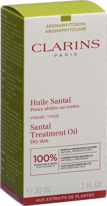 Immagine prodotto Clarins Olio per il viso Huile Santal - Pelle secca/arrossata (30 ml, Olio viso)