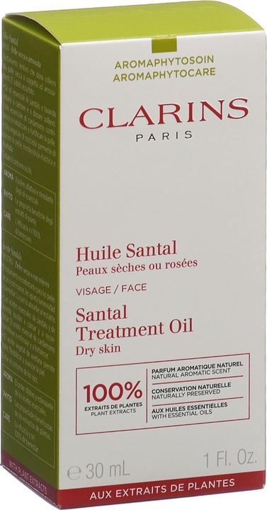 Immagine prodotto Clarins Olio per il viso Huile Santal - Pelle secca/arrossata (30 ml, Olio viso)