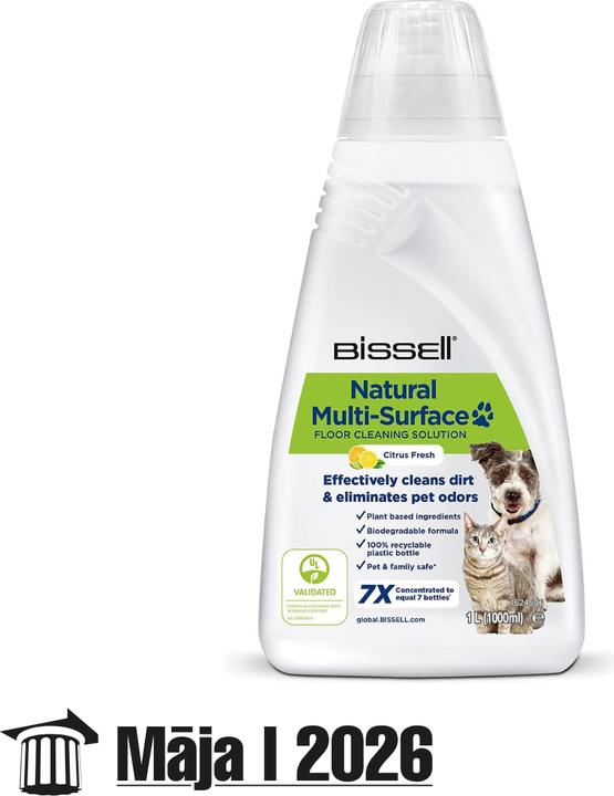 Image du produit Bissell Nettoyant pour sols Natural Multi-Surface Pet 1 l