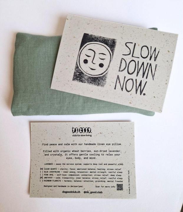 Immagine prodotto Do good club Augenkissen Leinen Lavendel & Edelsteinen