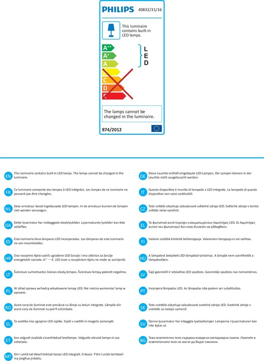 Produktbild Philips Ledino Sequens LED Deckenleuchte 3x2.5W weiss 40832/31/16