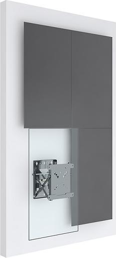 Actual product image Multibrackets Push-Wall bracket, 13-43", metal, black (Wall, 18 kg, 13" - 43")