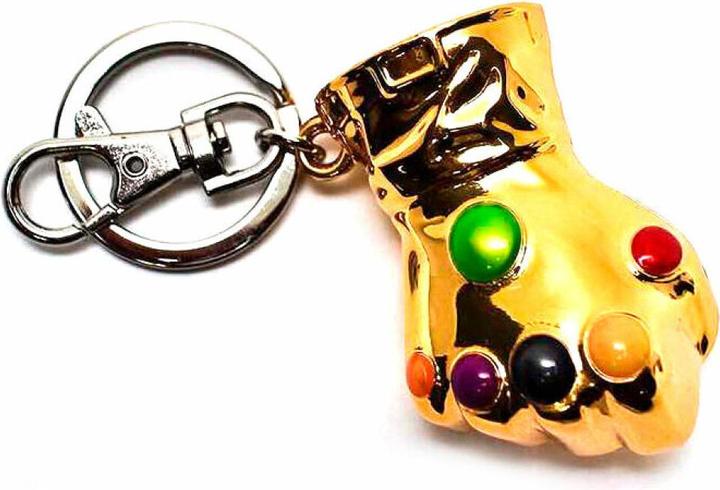 Actual product image Semic MARVEL - 3D Metal Keychain Blister Box - Infinity Gauntlet