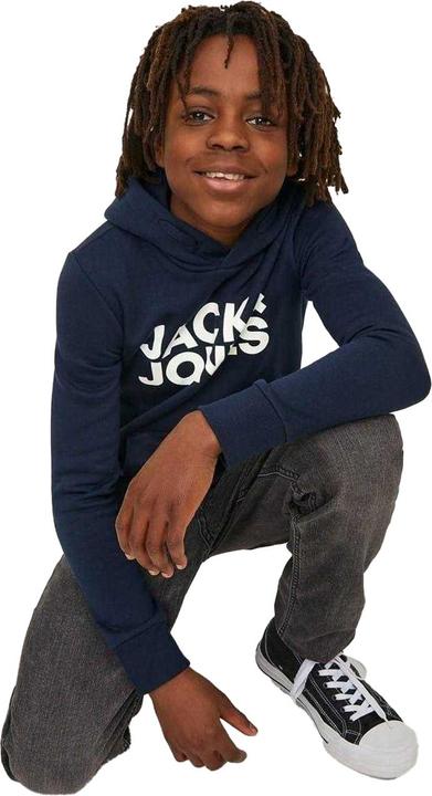Actual product image Jack & Jones Boys Bradley Drawstring Hoodie (128)