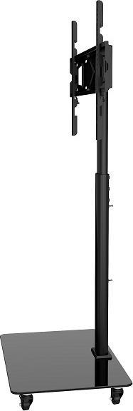 Produktbild Audioraq TV-Ständer -60", schwarz, Stahl / Glas (45 kg, 60" - 65")