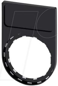 Produktbild Siemens Label holder, rounded bottom, black