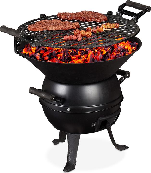 Relaxdays Barbecue tonneau (35 cm)