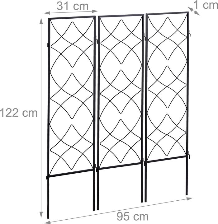 Produktbild Relaxdays Rankgitter (95 cm, 1 cm)