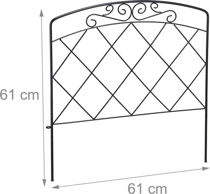 Image du produit Relaxdays Bordure potager, haut (245 cm)
