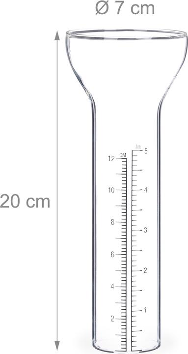 Actual product image Relaxdays Rain Gauge Vintage