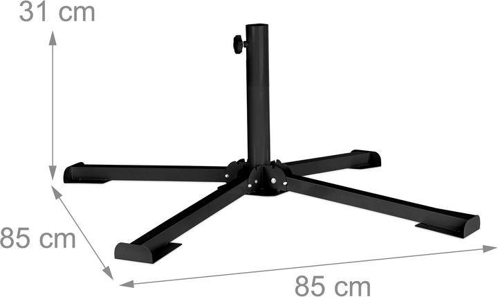 Image du produit Relaxdays Pied de parasol