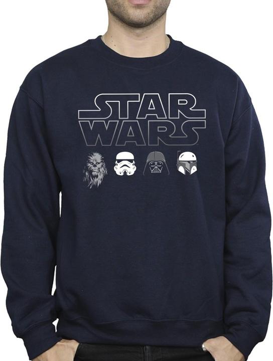 Produktbild Star Wars Character Heads Sweatshirt (XL)