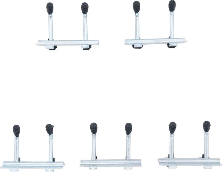 Actual product image BGS Double Hook Set | 40 mm | for Storage System Combination | 5 pcs.