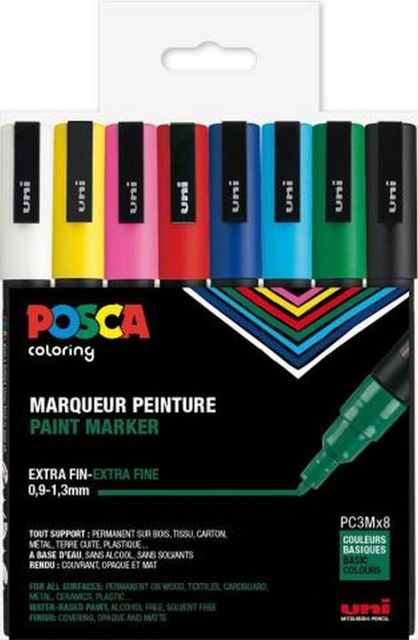 Immagine prodotto Posca Marchio PC-3M a punta tonda (8x)
