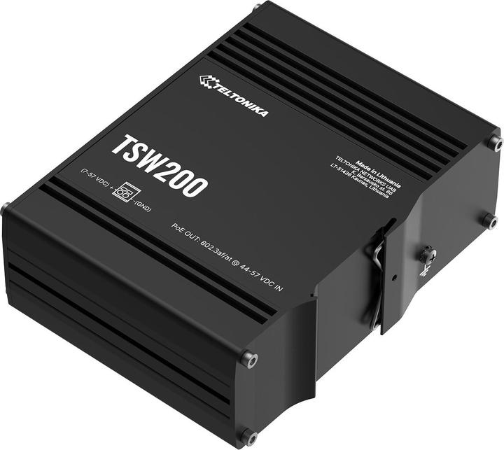Image du produit Teltonika TSW200 PoE+ switch x8 (10 ports)