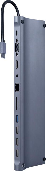 Immagine prodotto Gembird Multiport-Adapter (USB-C, 11 porte)