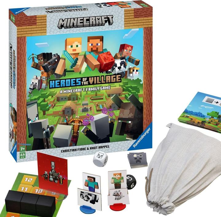 Actual product image Ravensburger Minecraft Heroes of the Village (Dutch, English)