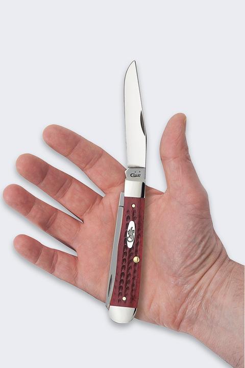 Image du produit Case Pocket Worn Trapper SS Old Red Messer