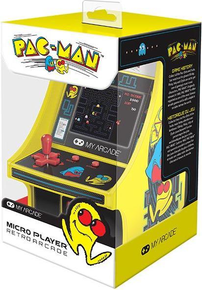 Produktbild Sombo Retro Micro Player Pac-Man Spielkonsole, exkl. 4x AA, exkl Micro-USB