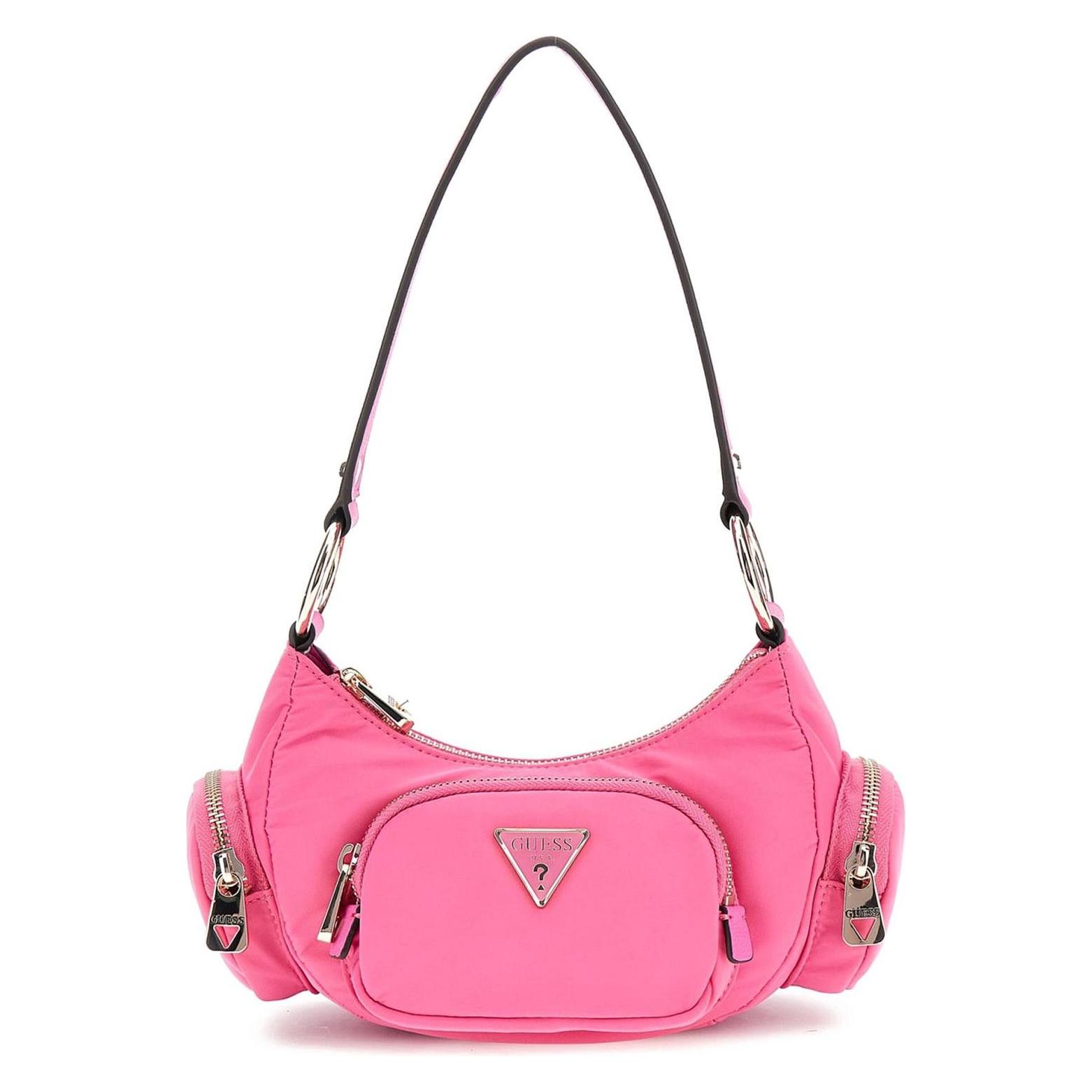 Guess, Damen, Handtasche, Eco Gemma Shoulder Bag, Pink