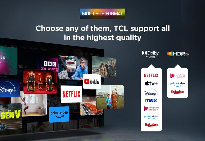 Actual product image TCL 43P7K (43", QLED, 4K, 2025)