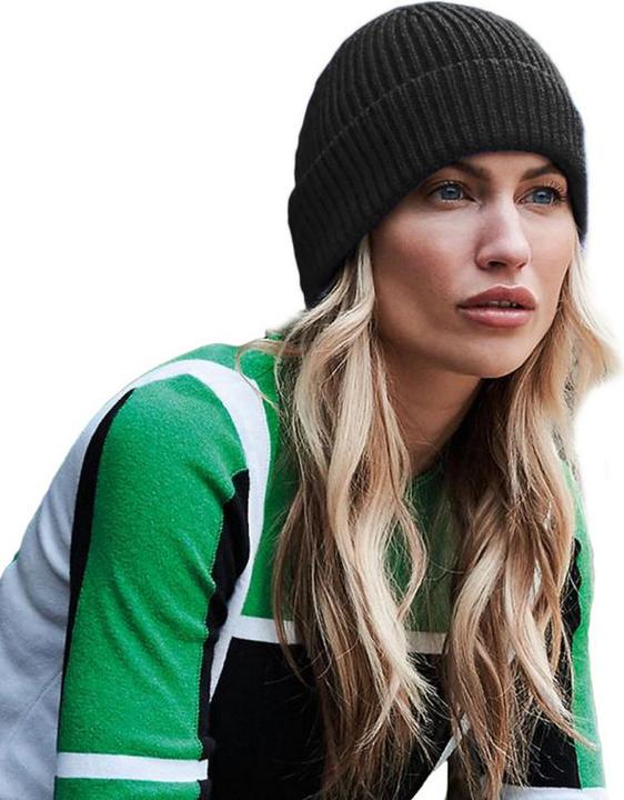Image du produit Beechfield Bonnet en tricot côtelé Engineer (Taille unique)