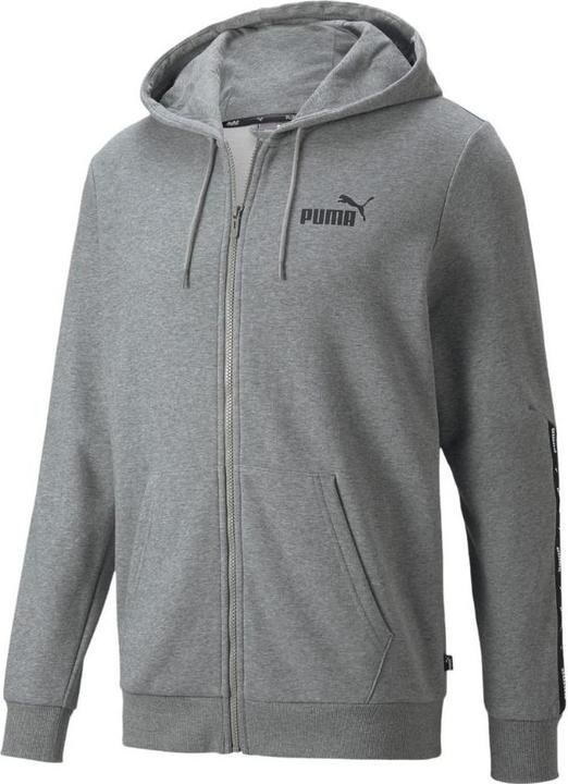 Produktbild Puma ESS+ Tape Full-Zip Kapuzenpullover TR grau 848768 03 (S)