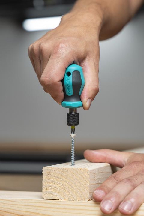 Actual product image wolfcraft 1 Hand-held screwdriver with bit attachment 76mm