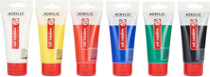Immagine prodotto Talens Set di vernici acriliche da 6 (Multicolore, 75 ml)