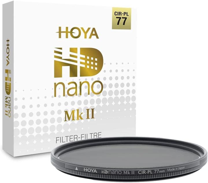 Image du produit Hoya HD Nano Mk II CIR-PL Filter (77 mm, Filtre polarisant)