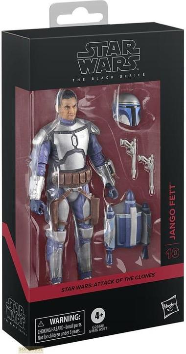 Produktbild Hasbro Star Wars Episode II Black Series Actionfigur Jango Fett 15 cm