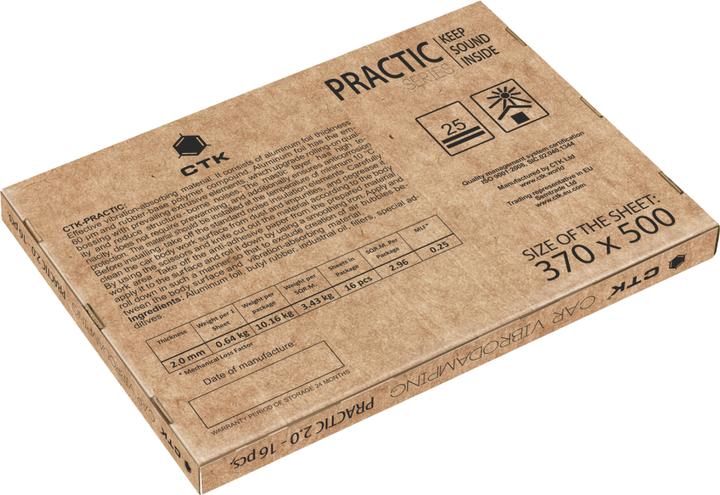 Produktbild CTK Practic 2mm/370x500mm 16 Stk.