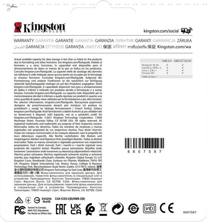 Image du produit Kingston DataTraveler Exodia M (64 Go, USB-A)