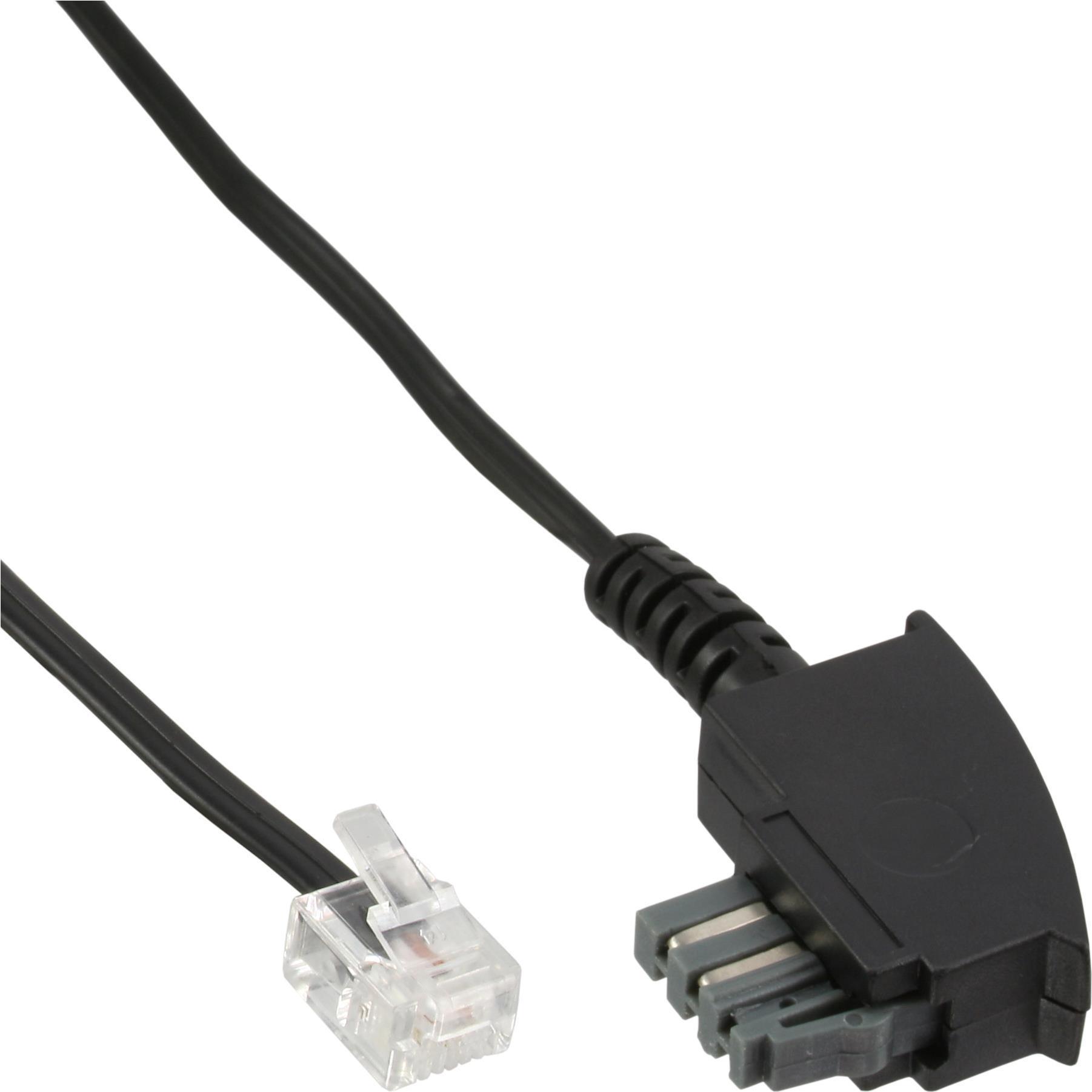 InLine TAE-N Anschlusskabel, Telefon Zubehör