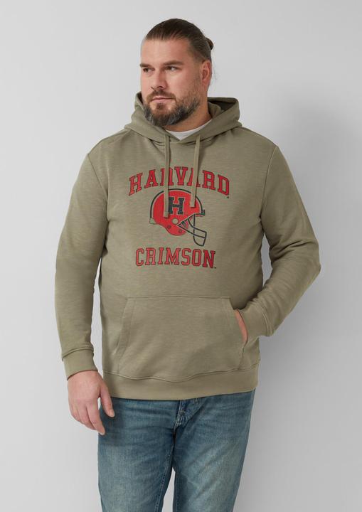 Produktbild s.Oliver Kapuzen-Sweatshirt im Modern Fit mit College-Artwork (XXL)