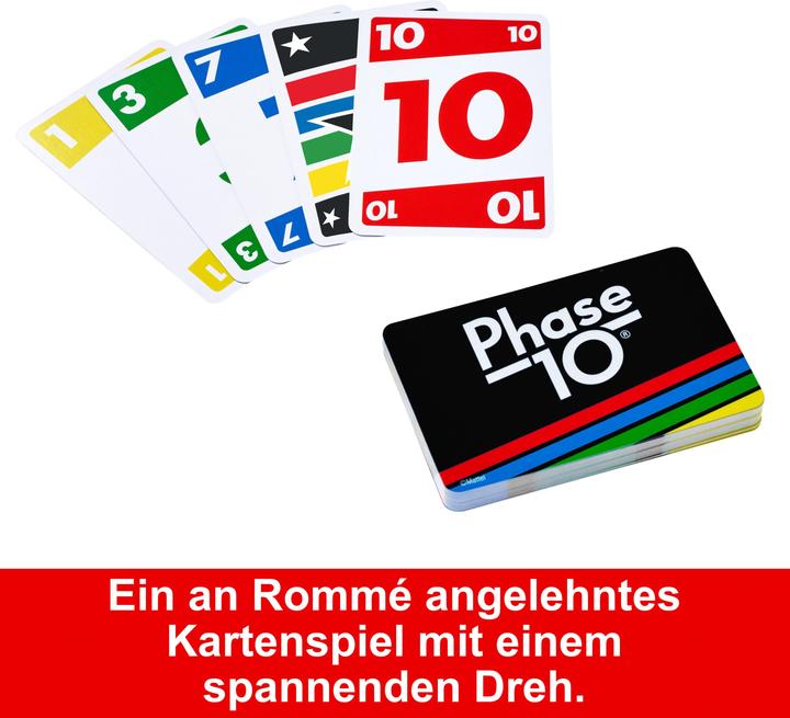 Actual product image Mattel Games Phase 10 (English)