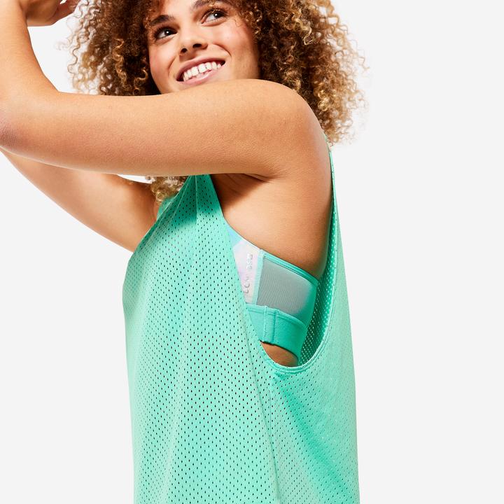 Produktbild Domyos Top Damen - 120 mintgrün (36)