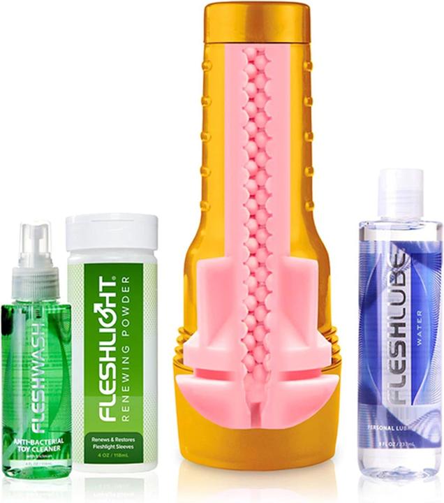 Actual product image Fleshlight Stamina Training Unit STU Masturbator-Set