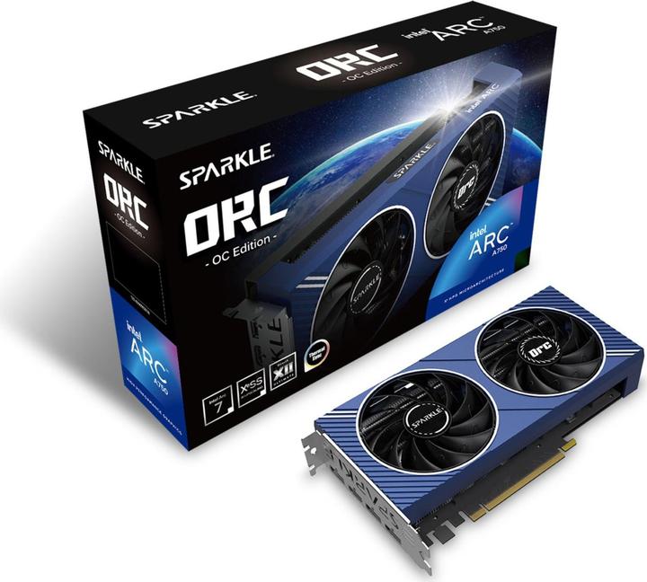 Immagine prodotto Sparkle Scheda Intel A750 ORC OC Dual Fan 8GB Intel VGA (8 GB)