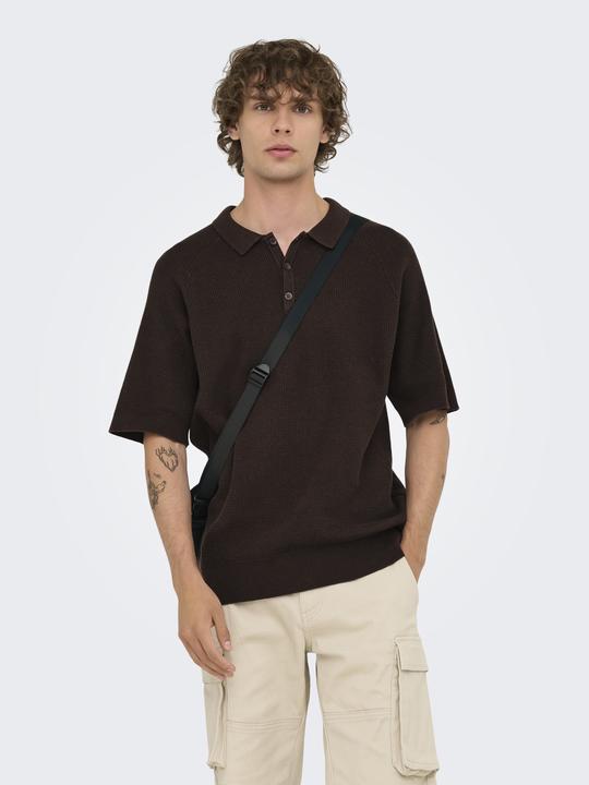 Immagine prodotto Only & Sons ONSJAMES Gestricktes Poloshirt Polo (S)