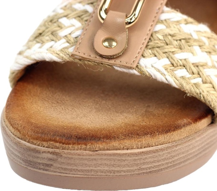 Actual product image Lunar Womens/Ladies Jamie Wedge Sandals (40)