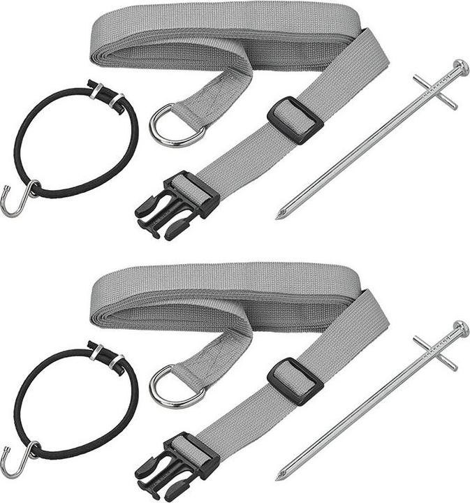 Produktbild ProPlus Sturm-Abspannset 2x 2.9m