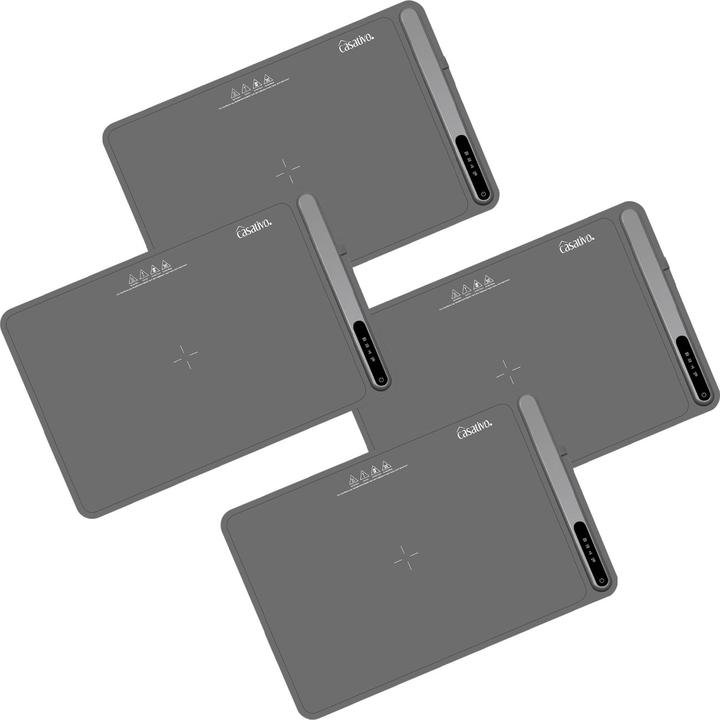 Produktbild Casativo 4er-Set Elektrische Warmhalteplatte Silikon, rollbar, 55 - 100 °C, 61 x 40cm, 250 W