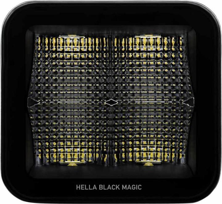 Actual product image Hella BLACK MAGIC LED spotlight surface-mounted for close-range illumination