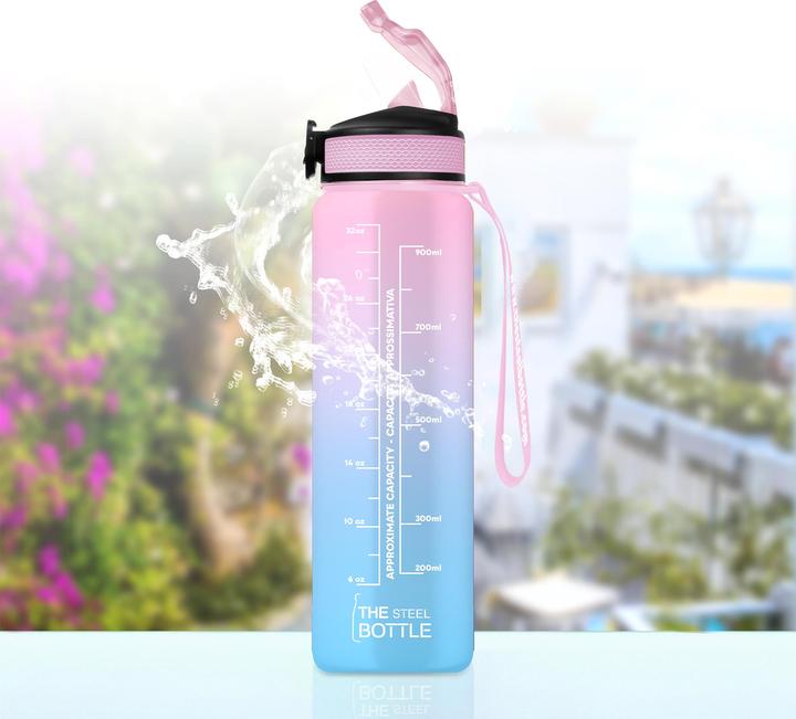 Produktbild The Steel Bottle " – Thermoflasche MWB #6 Ice Blue & Pink (1L)" (1 l)