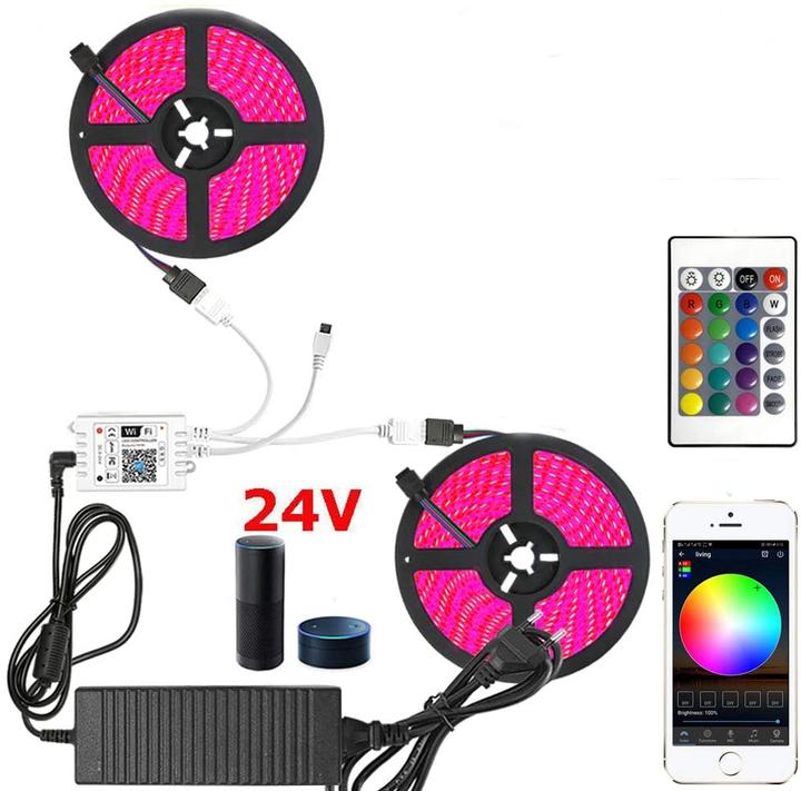 Actual product image Subosi 24V 10M RGB WiFi LED Streifen